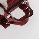 Chloe Nile Hand Bag Leather Pink Gold Auth BA9171-7