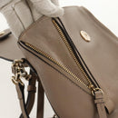 Chloe Fay Backpack Suede Leather 2way Gray Gold Auth BA9172-19