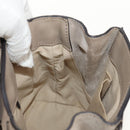 Chloe Fay Backpack Suede Leather 2way Gray Gold Auth BA9172-23