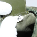 PRADA Shoulder Bag Nylon Khaki Silver Auth BA9173-12