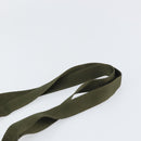 PRADA Shoulder Bag Nylon Khaki Silver Auth BA9173-14