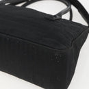 PRADA Hand Bag Nylon 2way Black Silver Auth BA9174-18