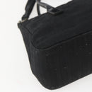 PRADA Hand Bag Nylon 2way Black Silver Auth BA9174-9