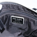 PRADA Hand Bag Nylon 2way Black Silver Auth BA9174-10