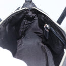 PRADA Hand Bag Nylon 2way Black Silver Auth BA9174-22