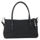 PRADA Hand Bag Nylon 2way Black Silver Auth BA9174-2