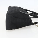 PRADA Hand Bag Nylon 2way Black Silver Auth BA9174-4