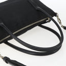PRADA Hand Bag Nylon 2way Black Silver Auth BA9174-7
