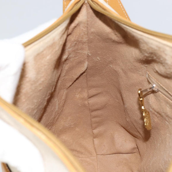 GUCCI Micro GG Supreme Shoulder Bag PVC Beige Gold 104 004 0024 Auth BA9177