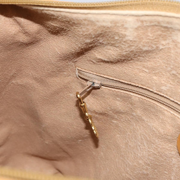 GUCCI Micro GG Supreme Shoulder Bag PVC Beige Gold 104 004 0024 Auth BA9177