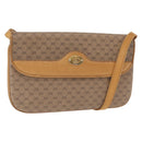 GUCCI Micro GG Supreme Shoulder Bag PVC Beige Gold 104 004 0024 Auth BA9178-1