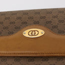 GUCCI Micro GG Supreme Shoulder Bag PVC Beige Gold 104 004 0024 Auth BA9178-15