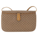 GUCCI Micro GG Supreme Shoulder Bag PVC Beige Gold 104 004 0024 Auth BA9178-3