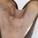 LOUIS VUITTON Monogram Trousse Demi Ronde Cosmetic Pouch M47520 LV Auth BA9183-16