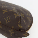 LOUIS VUITTON Monogram Trousse Demi Ronde Cosmetic Pouch M47520 LV Auth BA9183-8