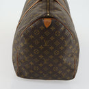 LOUIS VUITTON Monogram Keepall 55 Boston Bag M41424 LV Auth BA9184-4