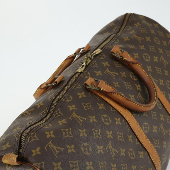 LOUIS VUITTON Monogram Keepall 55 Boston Bag M41424 LV Auth BA9184