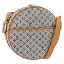 LOUIS VUITTON Monogram Mini Jeanne GM Shoulder Bag Blue M92000 LV Auth BA9185-1