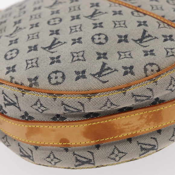 LOUIS VUITTON Monogram Mini Jeanne GM Shoulder Bag Blue M92000 LV Auth BA9185