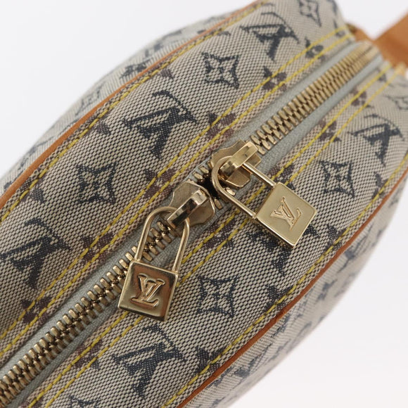 LOUIS VUITTON Monogram Mini Jeanne GM Shoulder Bag Blue M92000 LV Auth BA9185