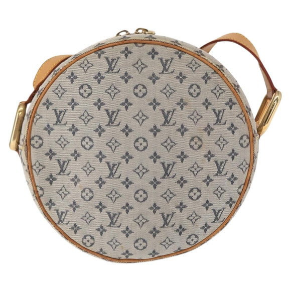 LOUIS VUITTON Monogram Mini Jeanne GM Shoulder Bag Blue M92000 LV Auth BA9185