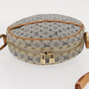 LOUIS VUITTON Monogram Mini Jeanne GM Shoulder Bag Blue M92000 LV Auth BA9185-6