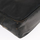 CHANEL Shoulder Bag Lamb Skin Black Gold CC Auth BA9188-14
