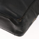 CHANEL Shoulder Bag Lamb Skin Black Gold CC Auth BA9188-16