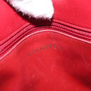 CHANEL Matelasse Chain Shoulder Bag Lamb Skin Red Gold CC Auth BA9195-18