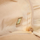 CHANEL Shoulder Bag Lamb Skin Beige Gold CC Auth BA9196-21