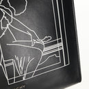 GIVENCHY Hand Bag Leather 2way Black Silver Auth BA9198V-21