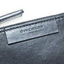GIVENCHY Hand Bag Leather 2way Black Silver Auth BA9198V-21