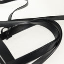 GIVENCHY Hand Bag Leather 2way Black Silver Auth BA9198V-8