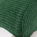 Jimmy Choo Hand Bag Raffia 2way Green Gold Auth BA9200-14