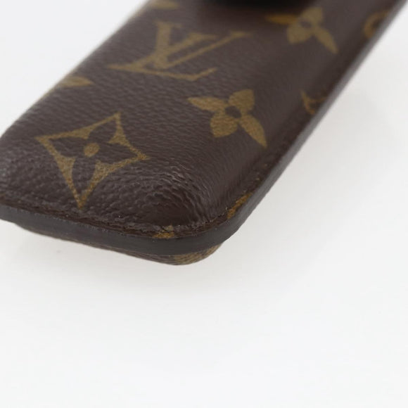 LOUIS VUITTON Monogram Etui Telephonne Japon Cell Phone Case M63050 Auth BA9204
