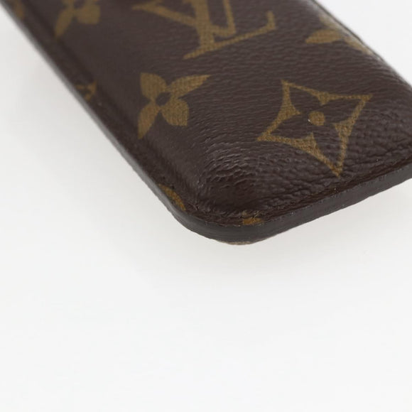 LOUIS VUITTON Monogram Etui Telephonne Japon Cell Phone Case M63050 Auth BA9204