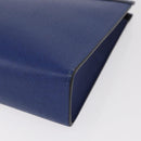 LOUIS VUITTON Taiga Leather Pochette Voyager MM Bag Blue M30399 LV Auth BA9205-16