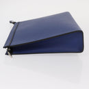 LOUIS VUITTON Taiga Leather Pochette Voyager MM Bag Blue M30399 LV Auth BA9205-4
