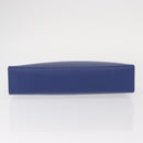 LOUIS VUITTON Taiga Leather Pochette Voyager MM Bag Blue M30399 LV Auth BA9205-6