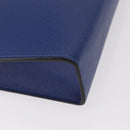 LOUIS VUITTON Taiga Leather Pochette Voyager MM Bag Blue M30399 LV Auth BA9205-7