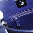 GUCCI Tote Bag Nylon Leather Blue Silver 002 1099 Auth BA9208-19