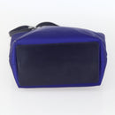 GUCCI Tote Bag Nylon Leather Blue Silver 002 1099 Auth BA9208-5