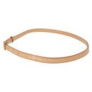 LOUIS VUITTON Belt Leather 38.2"" Beige LV Auth BA9210-3