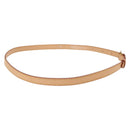 LOUIS VUITTON Belt Leather 38.2"" Beige LV Auth BA9210-4