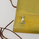 LOUIS VUITTON Monogram Vernis Epi Pouch 3 Set Yellow Beige LV Auth BA9212-16