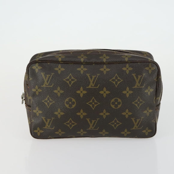 LOUIS VUITTON Monogram Vernis Epi Pouch 3 Set Yellow Beige LV Auth BA9212