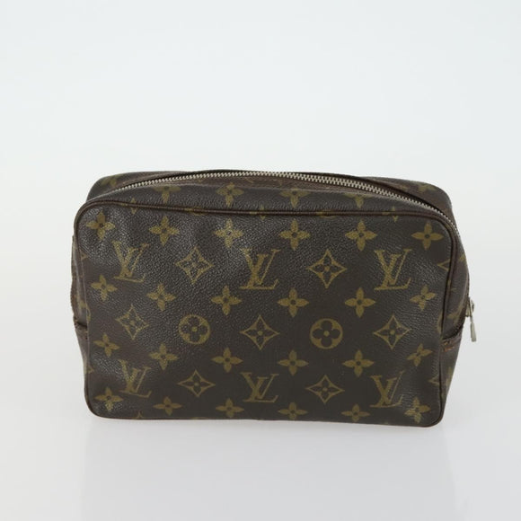LOUIS VUITTON Monogram Vernis Epi Pouch 3 Set Yellow Beige LV Auth BA9212