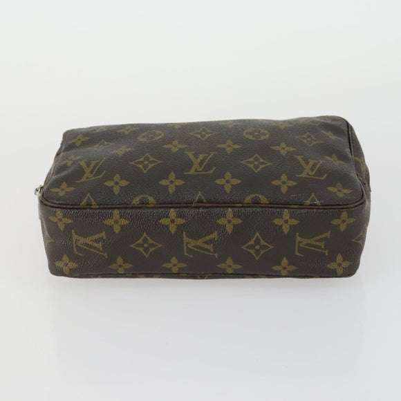 LOUIS VUITTON Monogram Vernis Epi Pouch 3 Set Yellow Beige LV Auth BA9212