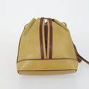 CARTIER Saint Laurent Shoulder Bag Leather 2 Set Beige Brown Auth BA9213-11