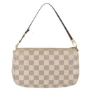 LOUIS VUITTON Damier Azur Pochette Accessoires Pouch N51986 LV Auth BA9215-2